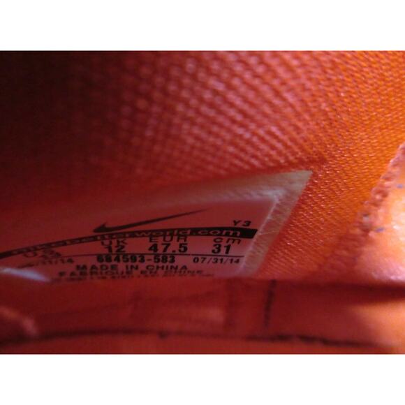 Nike LeBron 12 Men\'s Size 13 US 684593-583 Cave Purple Orange Athletic Shoes main image 4